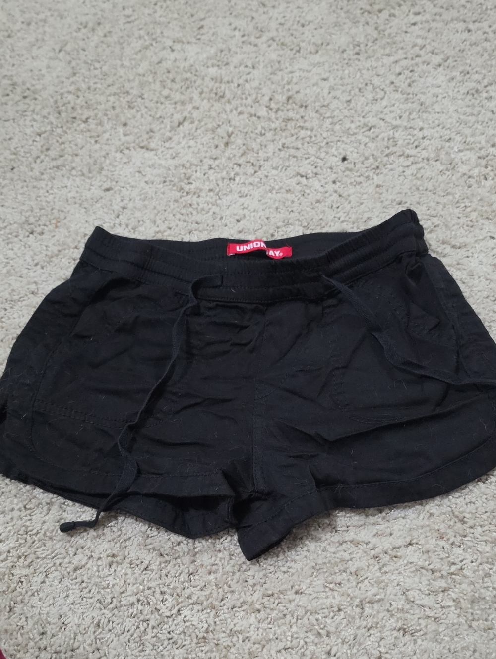 UNIONBAY Black Women's Drawstring Shorts